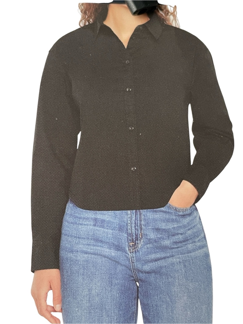 Gap - Women’s Classic Cropped Button-Up Women's Shirt